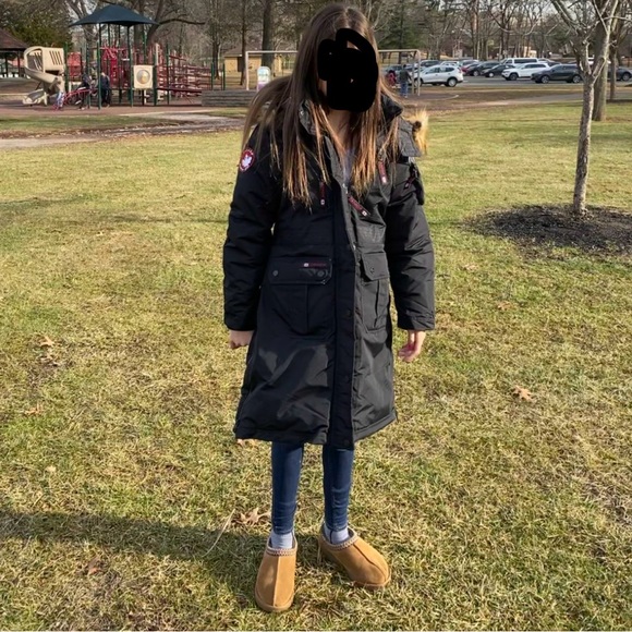 Canada Weathergear Coat Black Puffer Jacket Fur Hood Women's Small LIKE NEW - Picture 14 of 15